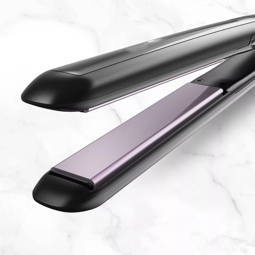 Anti‑Static Hair Straightener With Extended Styling Plates