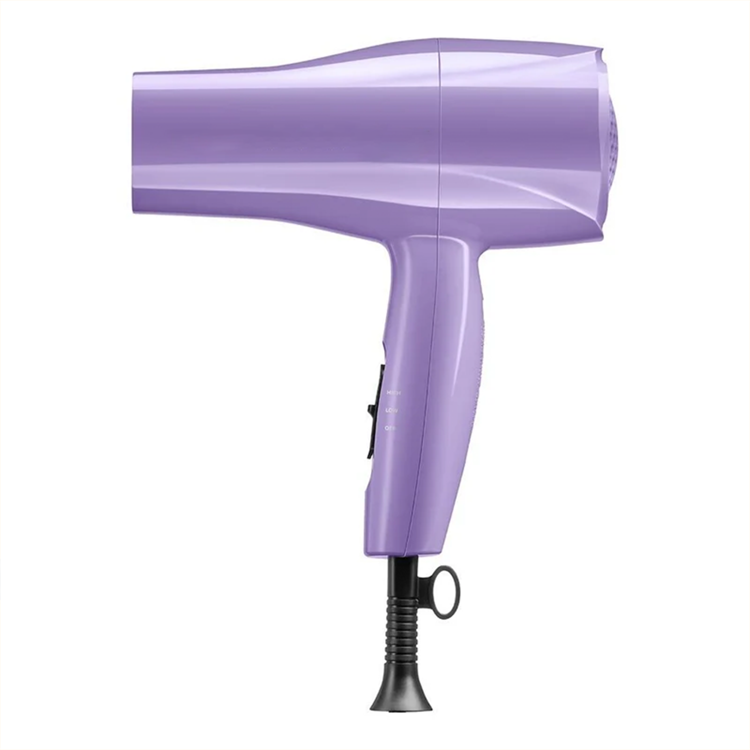 Ceramic Compact Hair Dryer With Comb And Detangler Attachments